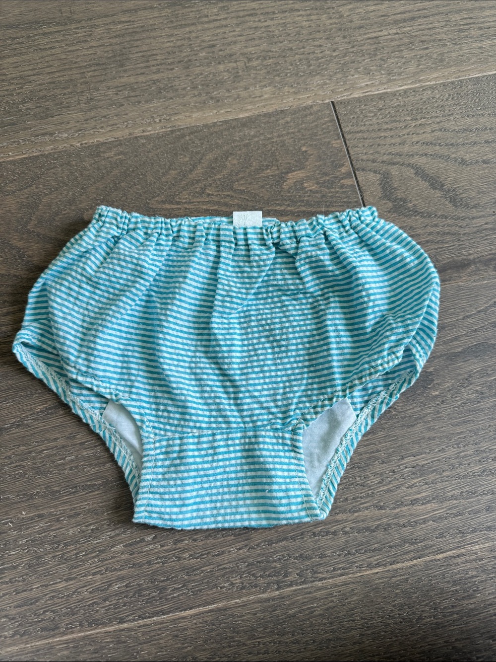 Kids Striped Cotton Bloomers - Teal